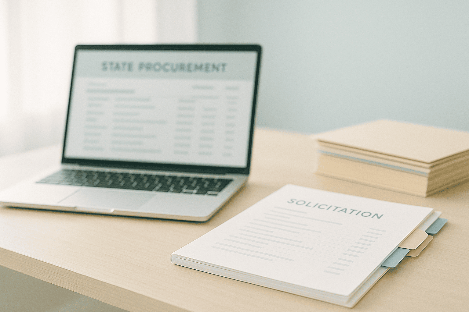Diagram of Washington WEBS and Department of Enterprise Services procurement